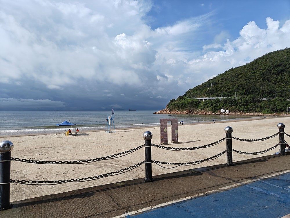 “溪涌之行，6月風雨擋不住激埃特的熱情”/